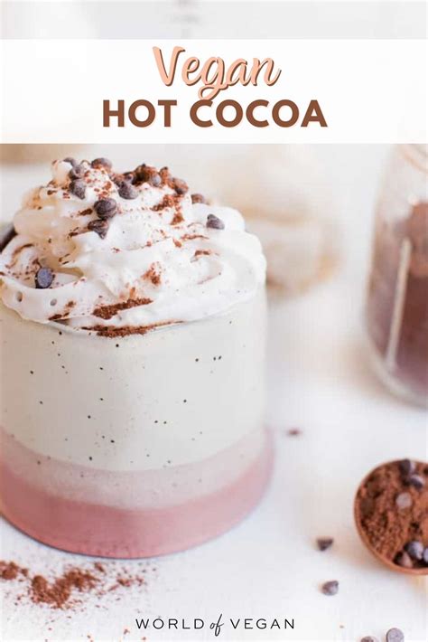 Dairy Free Hot Chocolate Vegan Easy