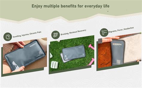 Amazon SHERPA THERAPY Small Soft Ice Packs For Injuries Reusable Hot And Cold Flexible