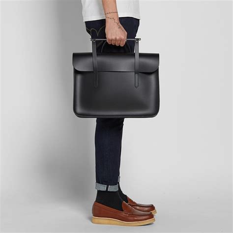 The Cambridge Satchel Company Folio Bag Black END US