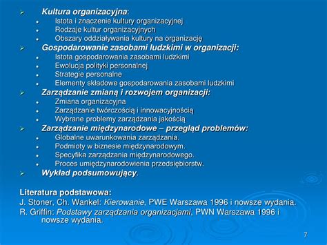 PPT PODSTAWY ZARZĄDZANIA PowerPoint Presentation free download ID