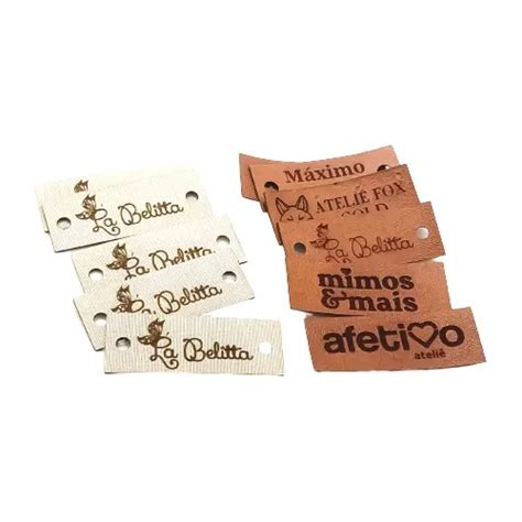 Etiqueta Sint Tica Cor Nude Personalizada X Cm Unid Parcelamento Sem Juros
