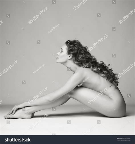 Nude Sexy Beautiful Woman Long Stylish Stock Photo Shutterstock