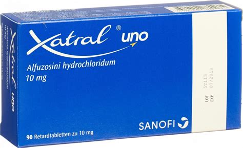 Xatral Uno 10mg 90 Retardtabletten In Der Adler Apotheke