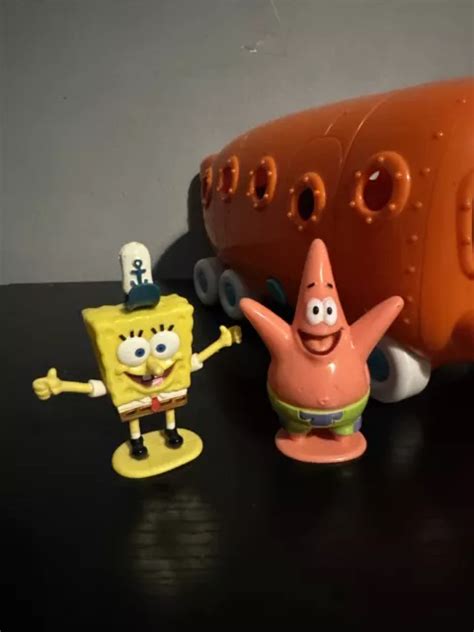 SPONGEBOB SQUAREPANTS BIKINI Bottom Orange Submarine Bus Playset Figures Sound 34 99 PicClick UK