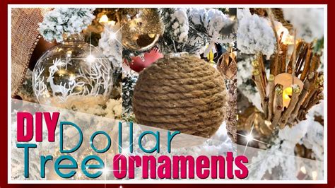 Rustic Winter Woodland Wonderland Decor Diy Dollar Tree Ornaments