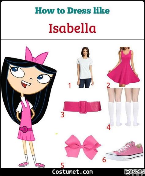 Isabella (Phineas and Ferb) Costume for Cosplay & Halloween | Phineas ...