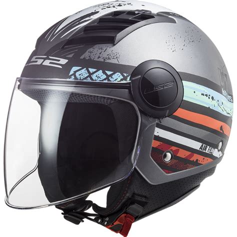 Ls Of Airflow Open Face Scooter Motorcycle Helmet With Flip Up