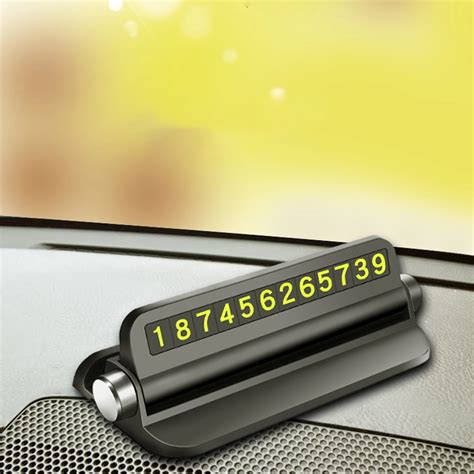 Luminous Car Temporary Parking Card Phone Number Card Plate Telephone