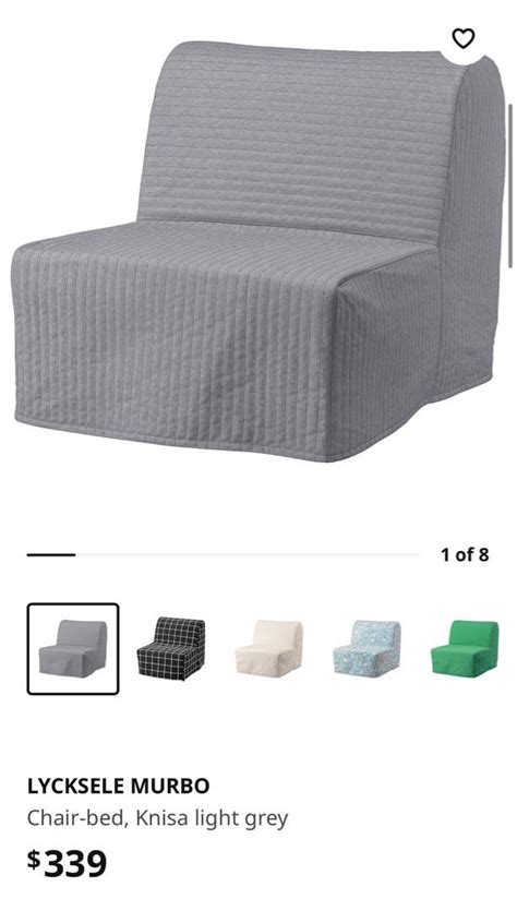 Ikea Single Sofa Bed, Furniture & Home Living, Furniture, Sofas on ...