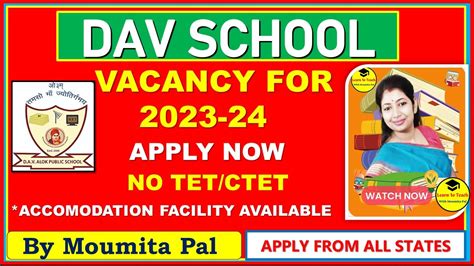 Dav School Vacancy Dav School Vacancy Dav Alok