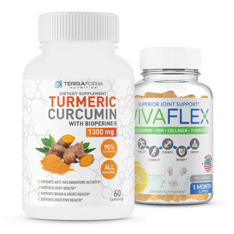 Joint Pain Relief Combo Pack Vivaflex Plus Turmeric Curcumin