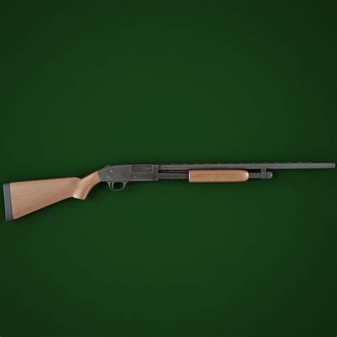 Shotgun Mossberg 500 3d模型 44 Xsi Ma Obj Lwo C4d 3ds Max Free3d