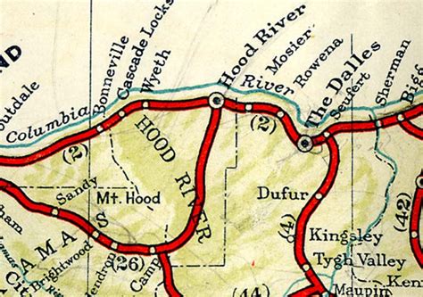 Map Of The Dalles - Torie Harmonia