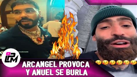 Batalla De Palabras Anuel Se Burla Del Lbum De Arc Ngel En Vivo Youtube