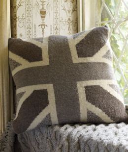 union jack cushion - free pattern | Knitted cushions, Knitting patterns ...