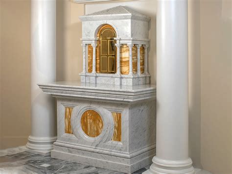 Natural Marble Catholic Tabernacle Designs Church Decor For Sale