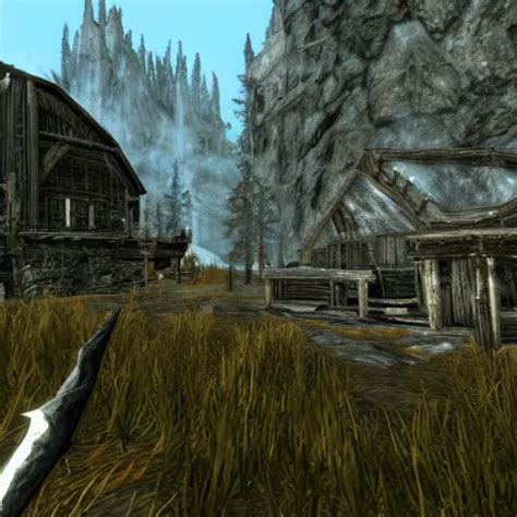 Skyrim As A Ps2 Game Screenshot Stable Diffusion