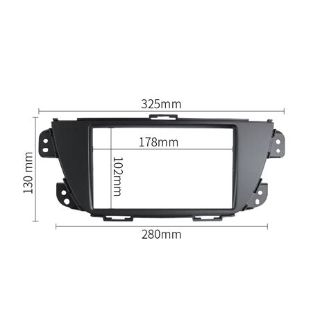 Double Din Car Radio Fascia Fit For Suzuki Alto K Dashboard