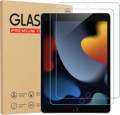 Gerutek [2 Pack Screen Protector For Ipad 9th 8th 7th Generation [tempered Glass] [ultra Clear