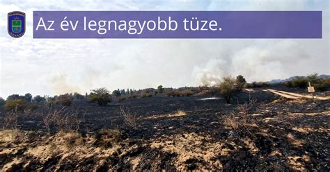 Az év legnagyobb tüze. – Örkényi Polgárőr Egyesület