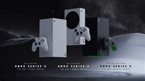 The digital-only and Galaxy Black Xbox Series X consoles are now ...