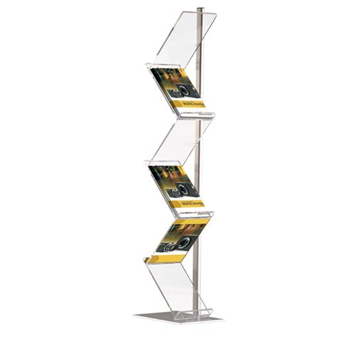 Zig Zag Brochure Stand Header Or Without Header Signware Systems