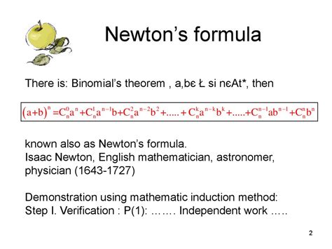 Newtons Binomial Formula презентация онлайн