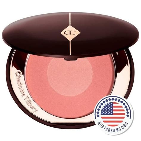 Румяна, Charlotte Tilbury Румяна Cheek To Chic, бежевый - купить с ...
