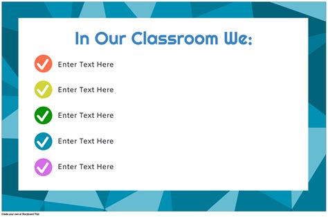 35 Free Customizable Classroom Rules Poster Templates