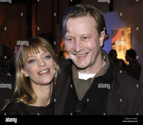 German Actress Heike Makatsch L And Director Kai Wessel R Pictured At The Mediaboard