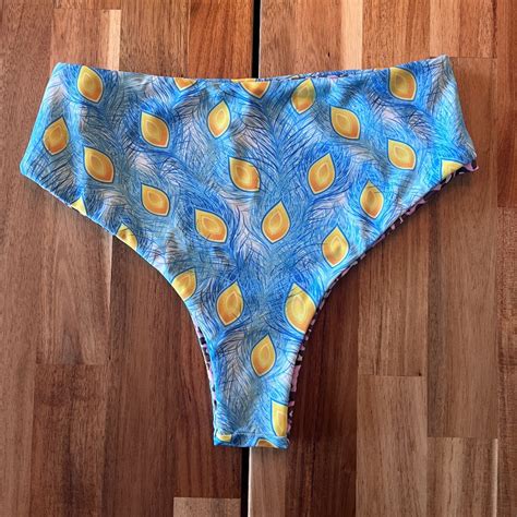 Moana Bikini Peacock Rise Above Bikini Bottom Hig Gem