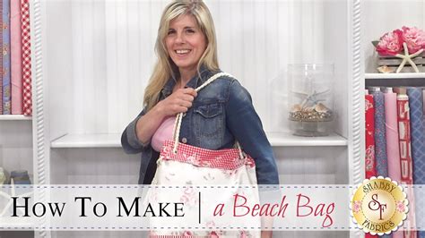 How To Make A Reversible Beach Bag A Shabby Fabrics Sewing Tutorial