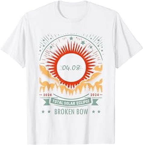 Vintage Total Solar Eclipse 2024 Broken Bow T Shirt Walmart