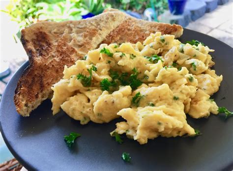 scrambled eggs cooking meals