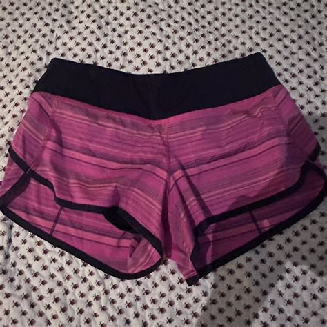 Hot Pink Lulu Lemon Workout Shorts Size Depop