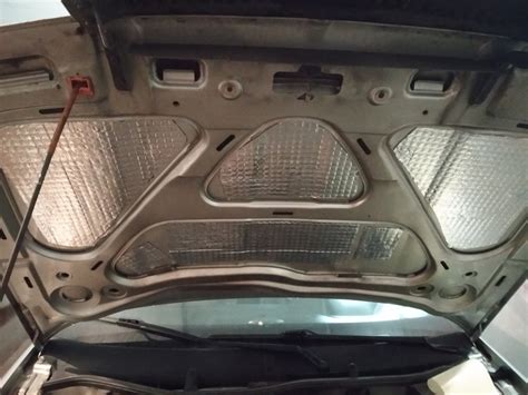 Утеплитель (Шумоизоляция) капота — Skoda Octavia A4 Mk1, 1,8 л, 2007 ...