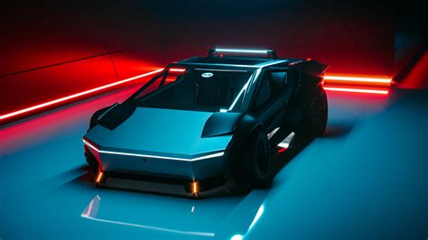 Het Mooiste Re Design Van De Tesla Cybertruck E