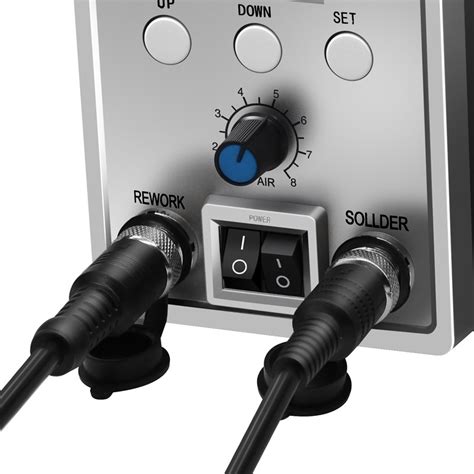 Jual Stasiun Solder W In Digital Display Smd Ulang Hot Air Gun Solder Besi V Esd