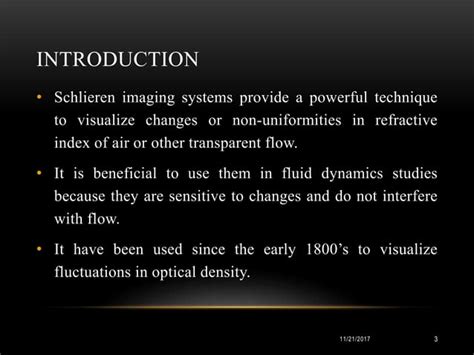 Principles and techniques of schlieren imagingsystems | PPT | Free Download