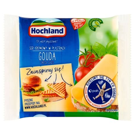 Hochland Ser Kremowy W Plastrach Gouda G Zakupy Online Z Dostaw