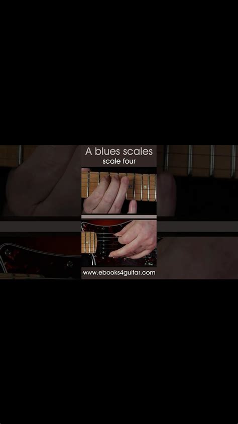 Left Handed A Minor Pentatonic Blues Scales Guitar Practise Short 4