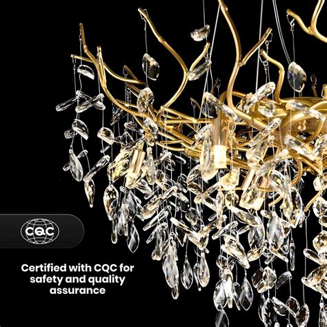 luxury modern crystal chandelier elegant pendant lighting
