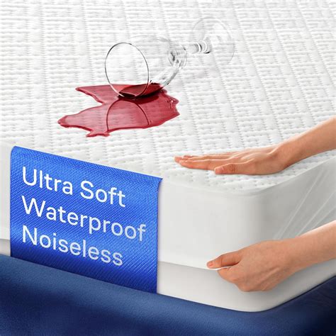 Fusion 100% Waterproof Queen Mattress Protector - 360 Pad Protection