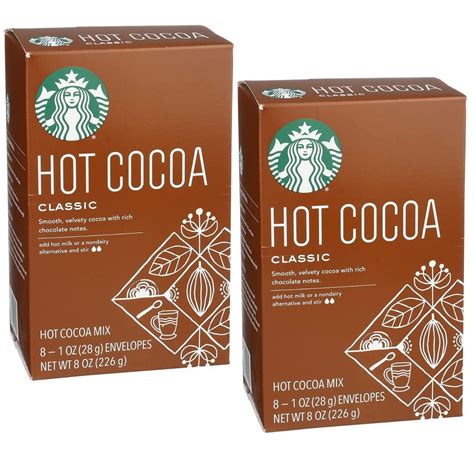 Starbucks Hot Cocoa Mix CLASSIC Oz Envelopes Powder Boxes