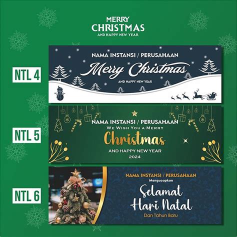 Semua Produk Cetak Spanduk Banner Natal Dan Tahun Baru Print