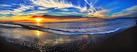sunset  panoramic