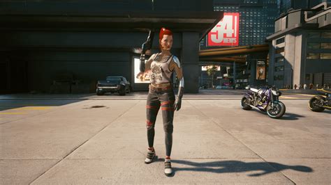 Cropped Jeans Femme V Cyberpunk 2077 Mod Download Mod For