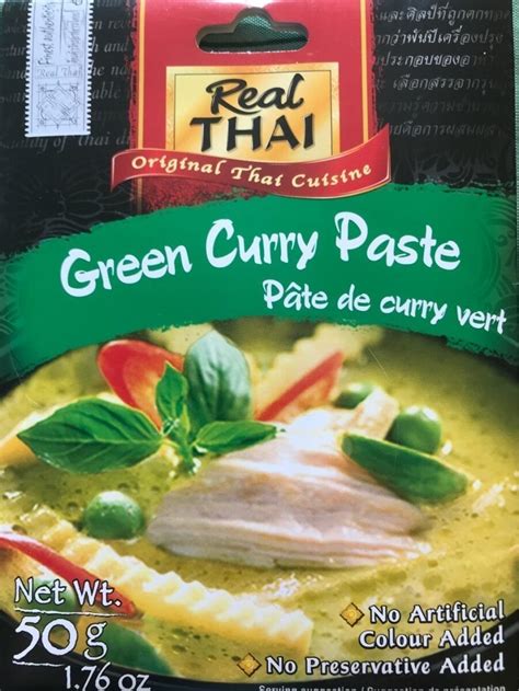 Real Thai Green Curry Paste Pacific Bay