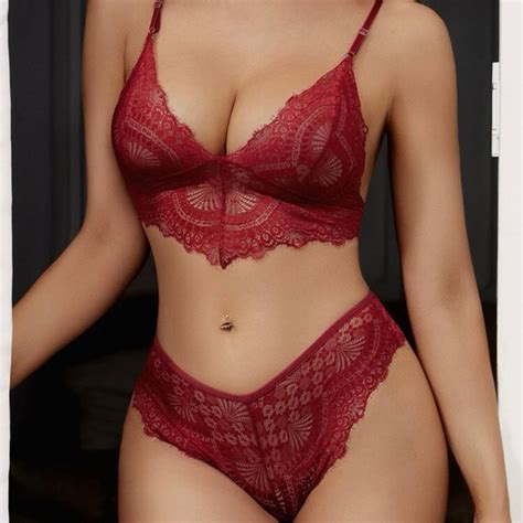 Sexy Lingerie Set Other Sexy Floral Lace Lingerie Set New Poshmark