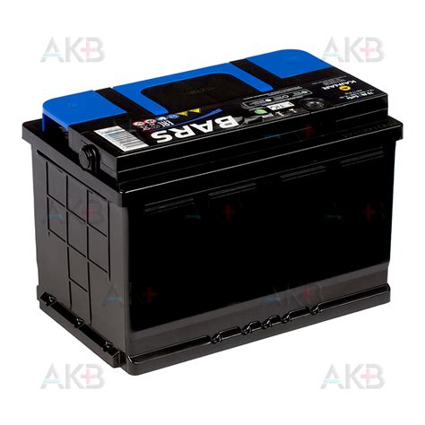 Купить Автомобильный аккумулятор BARS 6СТ-75 АПЗ о.п. 75Ач 650A ...